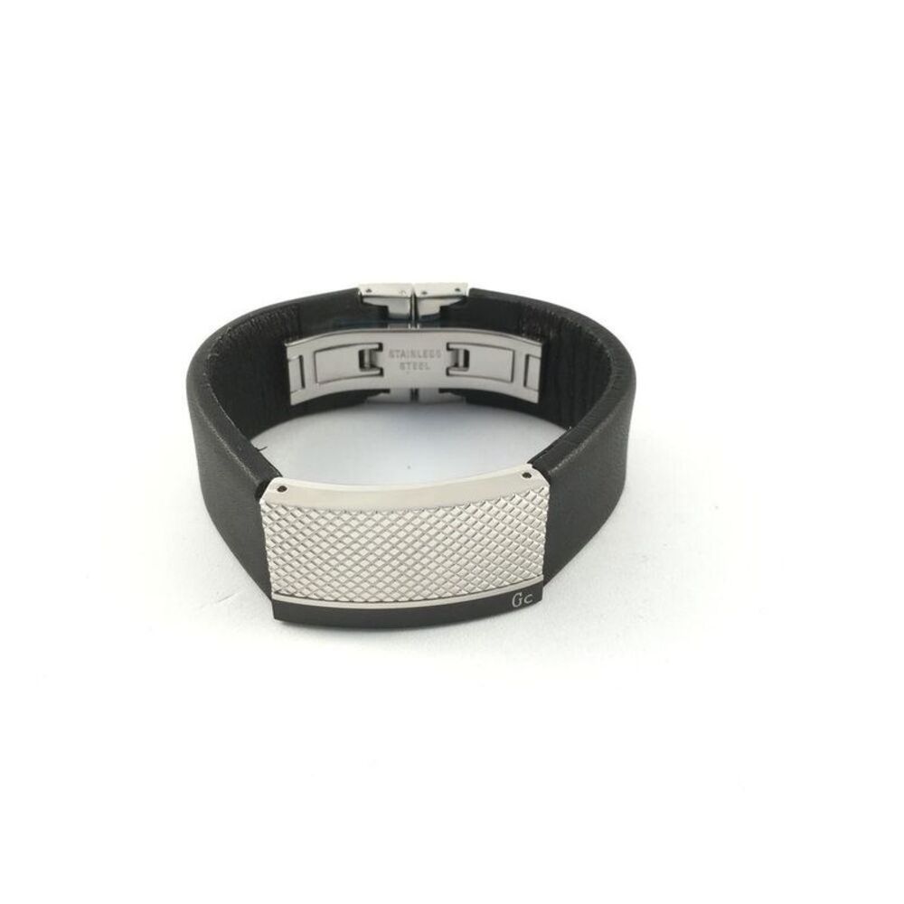 GC Stainless Steel Bracelet with Sleek Design Men Black Bracelets